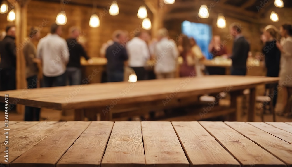 Empty wooden table counter top and restaurant blur background with bokeh image High quality photo 6 Empty wooden table counter top and restaurant blur background with bokeh image High quality photo 6