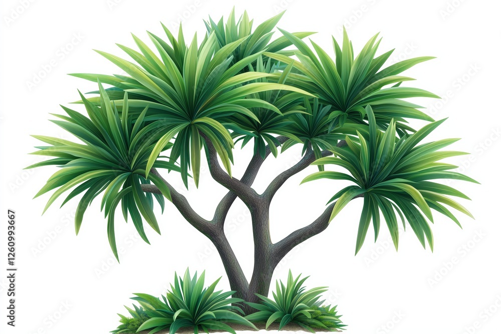 Vibrant Green Tropical Tree Nature Scene Digital Artwork Lush Environment Artistic Perspective Plant Life Vibrant Green Tropical Tree Nature Scene Digital Artwork Lush Environment Artistic Perspective Plant Life