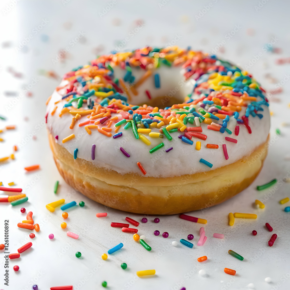 donut rainbow sprinkles pattern on candy sprinkle donut rainbow sprinkles pattern on candy sprinkle