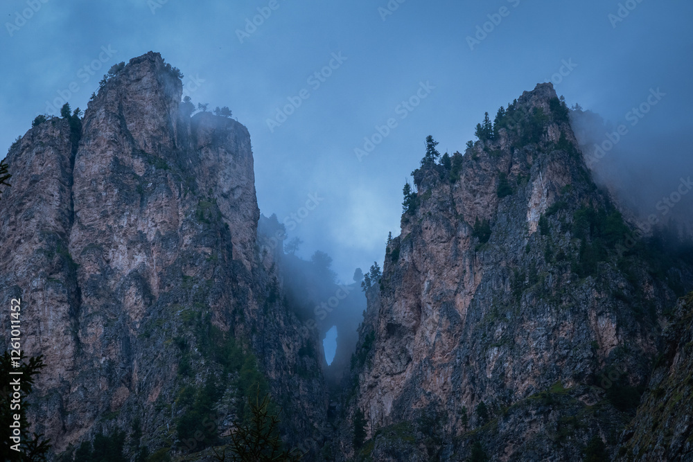 mountain landscape with clouds mountain landscape with clouds