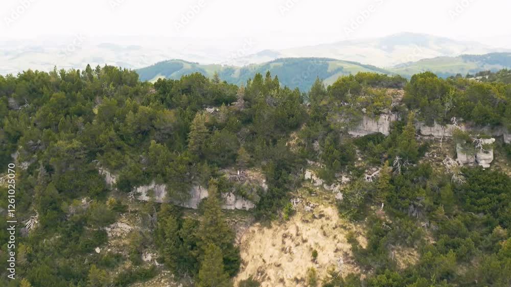Aerial panorama of Picturesque Village in a mountain valley, Switzerland. Aerial panorama of Picturesque Village in a mountain valley, Switzerland.