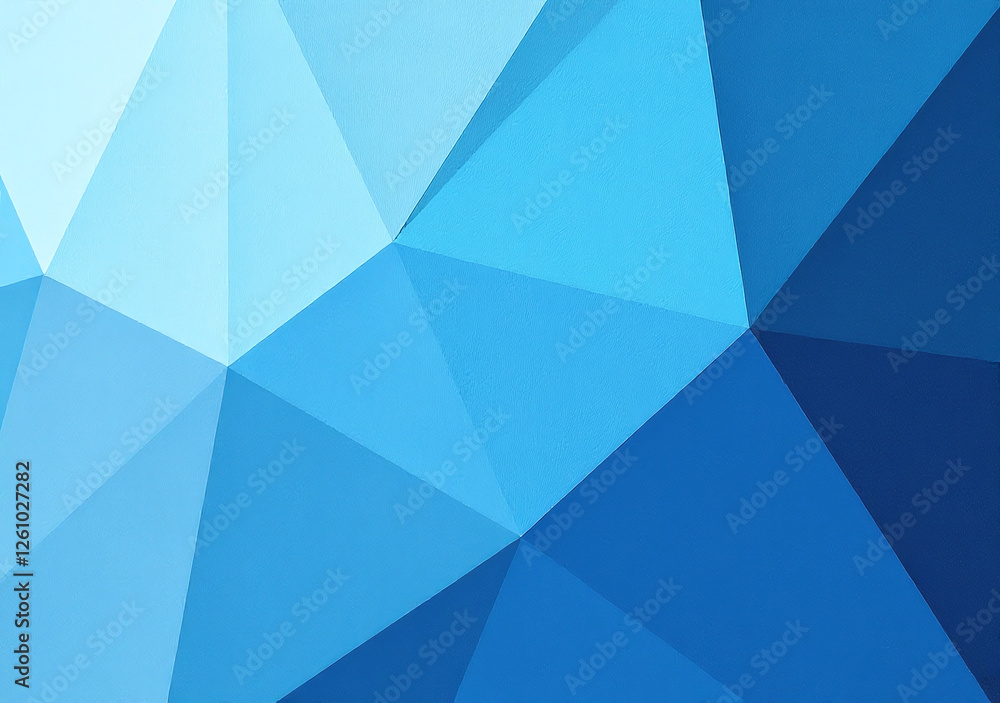 Obraz premium blue polygon forms subtle background japanese design visual arts