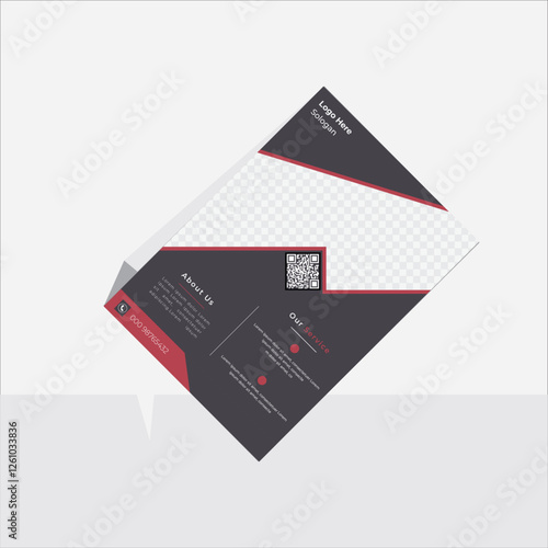 luxury modern vector agriculture restaurant travel architecture business flyer design