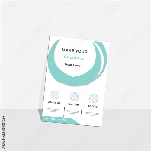 luxury modern vector agriculture restaurant travel architecture business flyer design