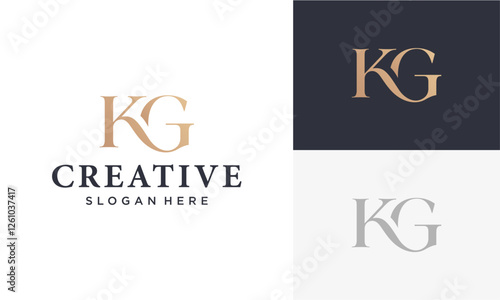 initial kg vector logo