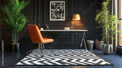 Modern Home Office Design With Stylish Decor