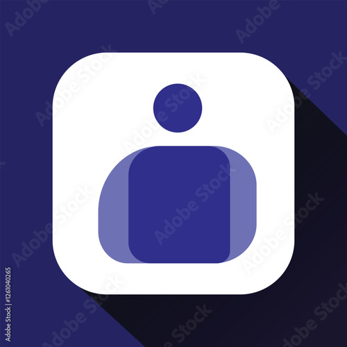Mobile app Contact icon design