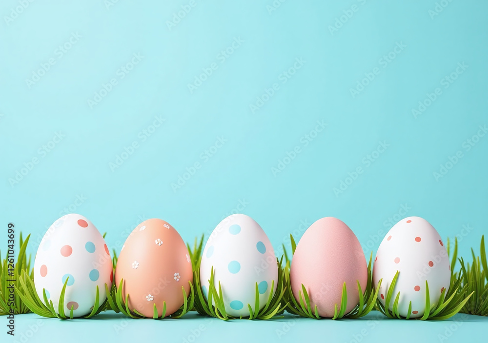 easter templates eggs light blue background great promotions easter templates eggs light blue background great promotions