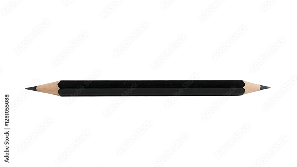 A black pencil isolated A black pencil on transparent background A black pencil isolated A black pencil on transparent background