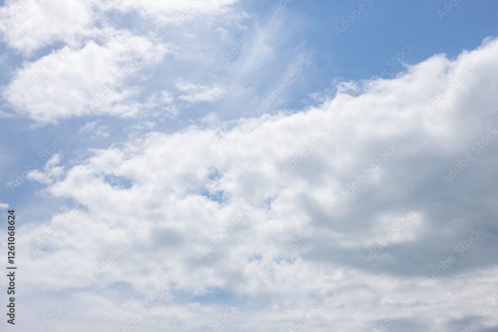 White clouds on blue sky, cloudy sky background. White clouds on blue sky, cloudy sky background.