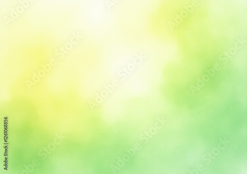 soft yellow green hues blend serene watercolor background perfect spring artwork