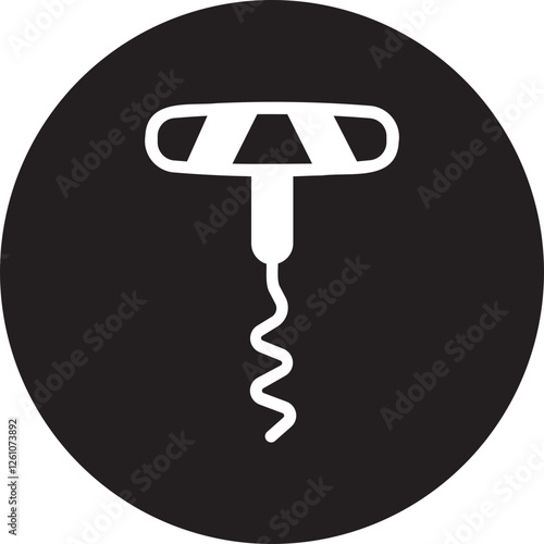 Corkscrew  glyph icon