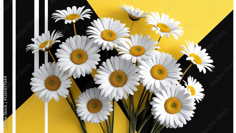 bouquet of daisies , AI Generated.