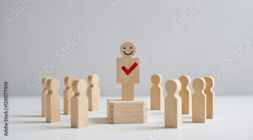 Minimalist Wooden Portrait Group