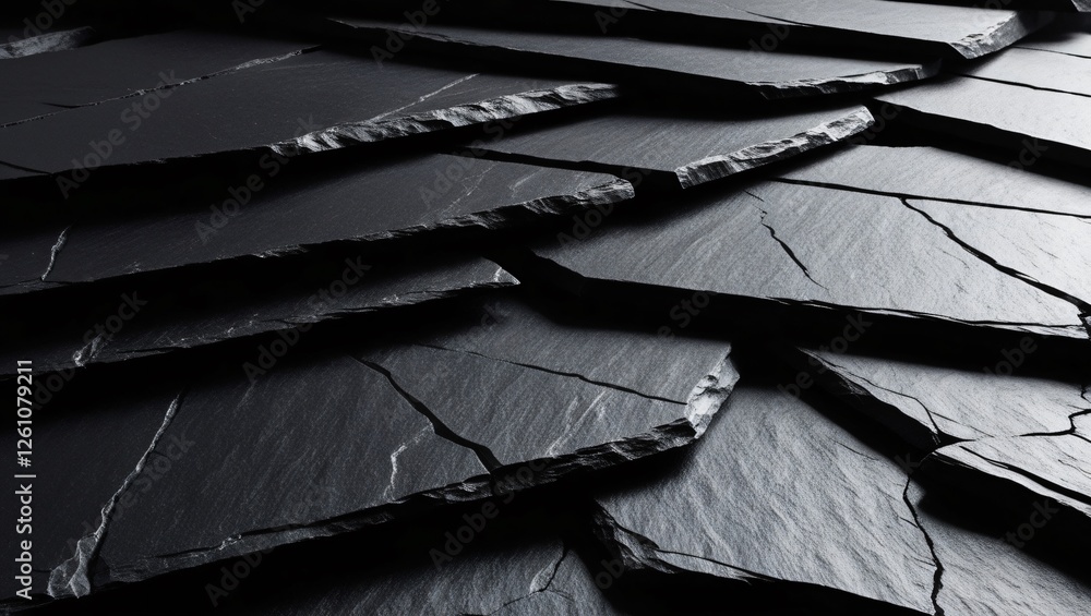 black floor texture , AI Generated.