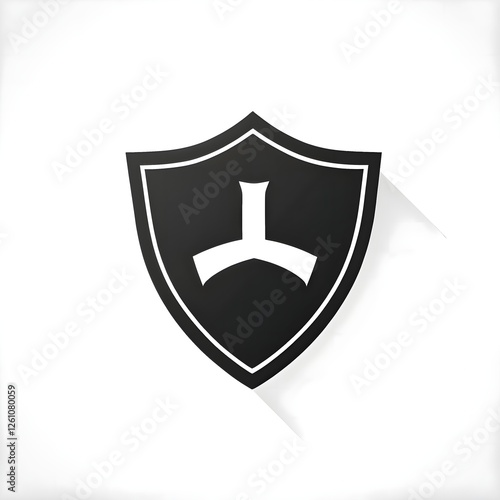 Free Download A modern vector sleek security emblem with a strong and bold design - GFXLoad