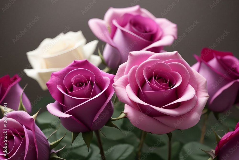 dreamy flowers background, rose flowers bouquet with bokeh light dreamy flowers background, rose flowers bouquet with bokeh light