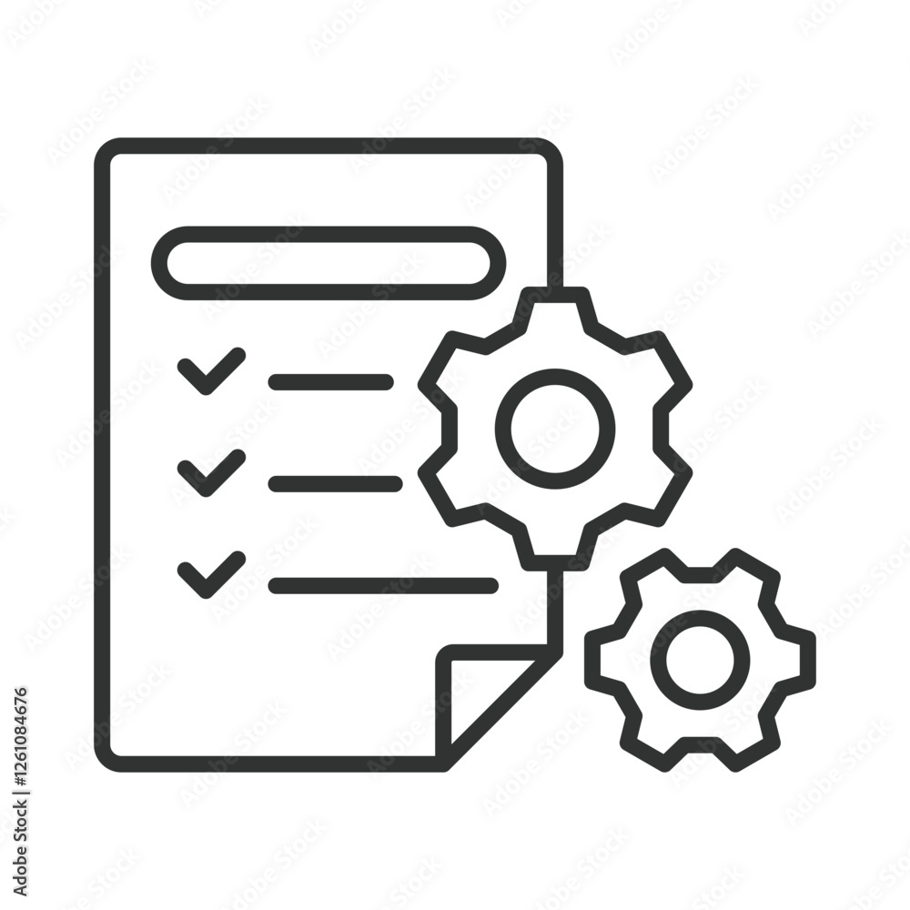Testing icon in line design. Testing, quality, assurance, bug, software, check, evaluation on white background vector. Testing icon in line design editable stroke icon Testing icon in line design. Testing, quality, assurance, bug, software, check, evaluation on white background vector. Testing icon in line design editable stroke icon