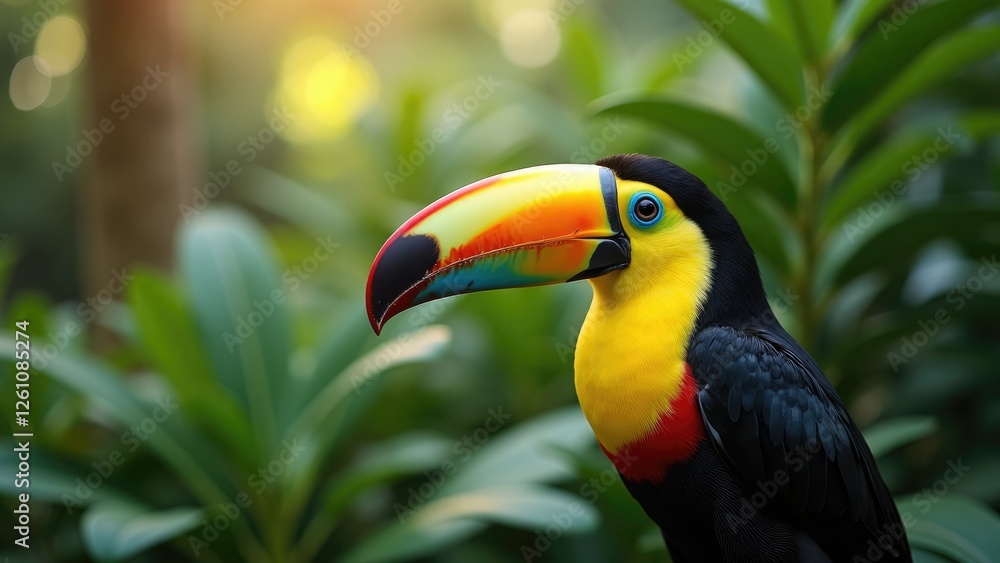 Toucan on a Branch