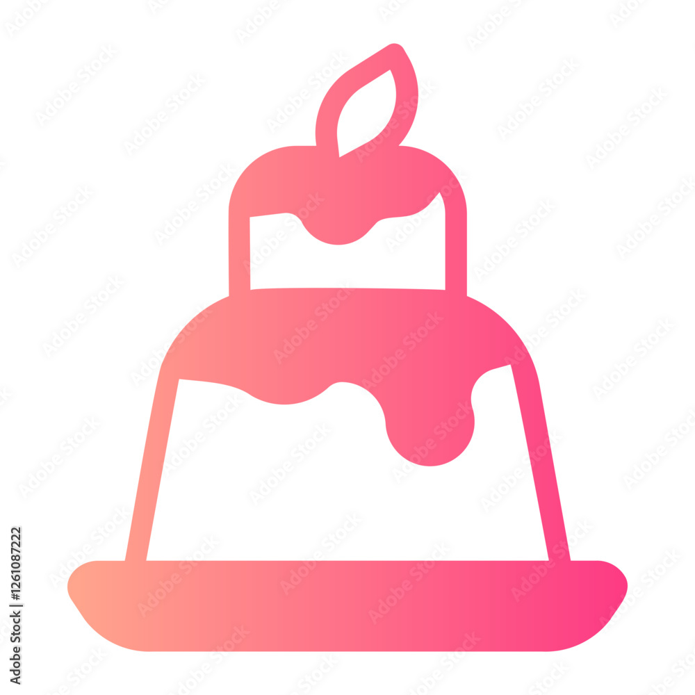 Dessert gradient icon