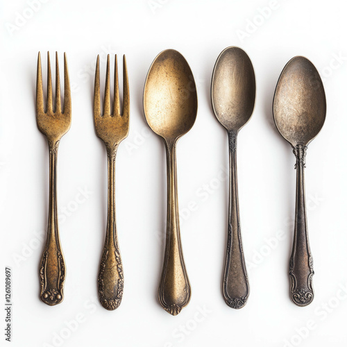 Cutlery Set Isolated