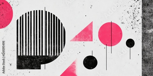 Modern Abstract Geometric Art that features Bold Colors and Shapes in a captivating way