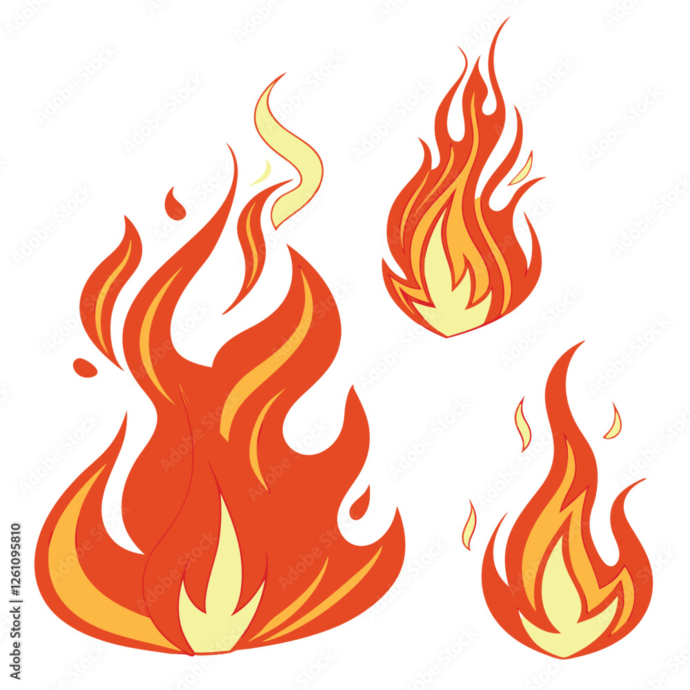 Fire Illustration Fire Illustration