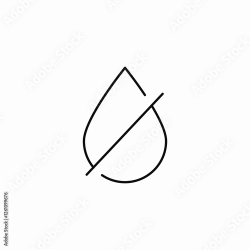 liquids prohibited icon sign vector