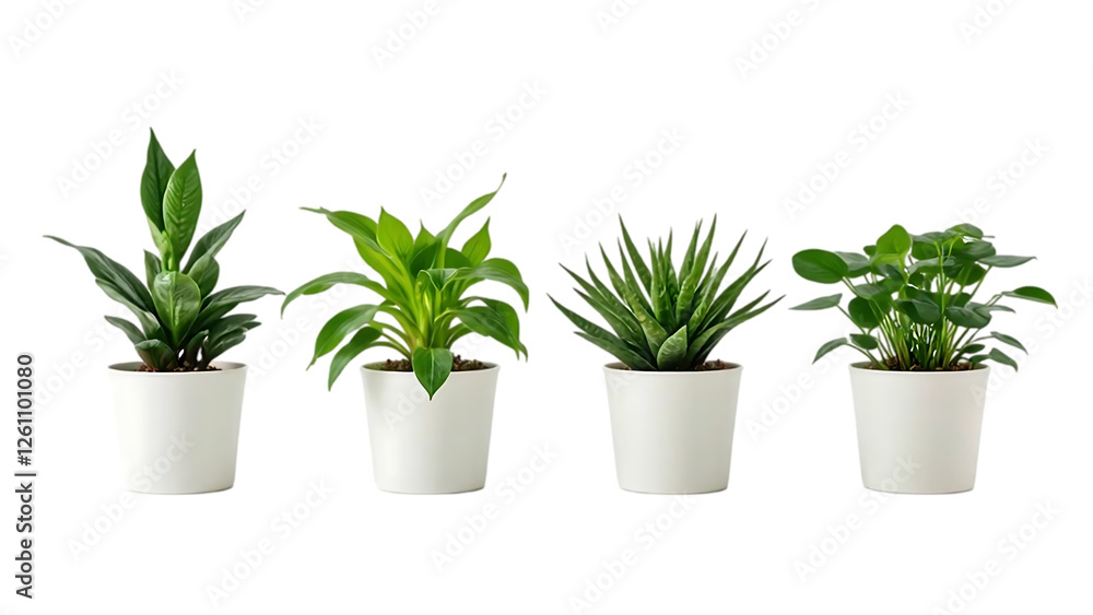 potted plants with varied greenery sit in terracotta pots implying nature concept in eco home potted plants with varied greenery sit in terracotta pots implying nature concept in eco home