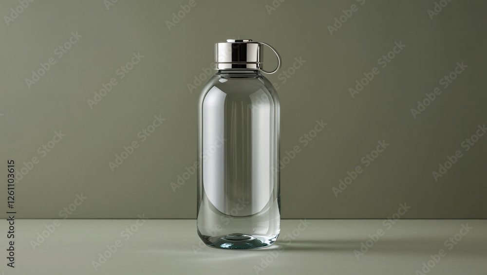 bottle of water or empty bottle , AI Generated.