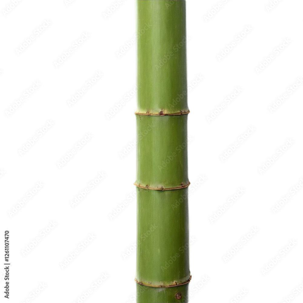 Fototapeta premium Bamboo stick isolated on transparent background
