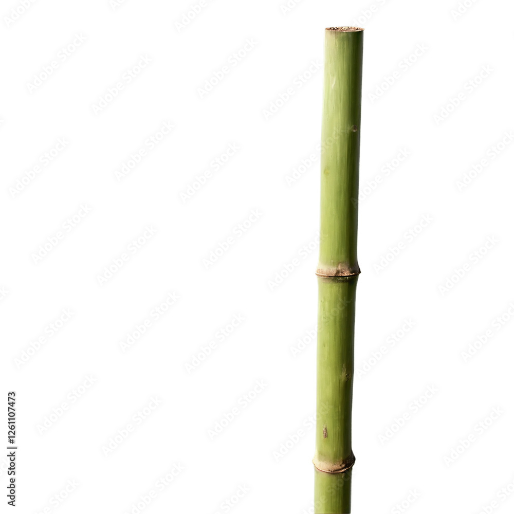 Obraz premium Bamboo stick isolated on transparent background