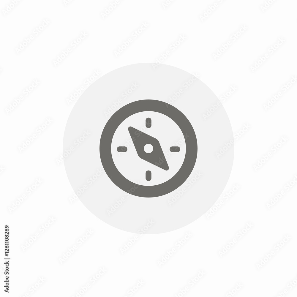 compass navigate icon sign vector compass navigate icon sign vector