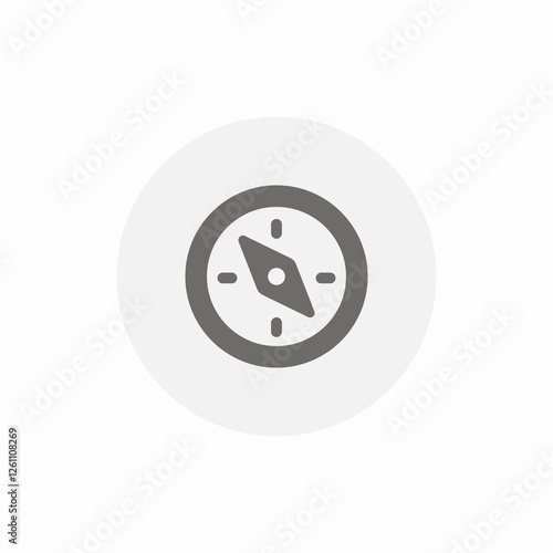 compass navigate icon sign vector