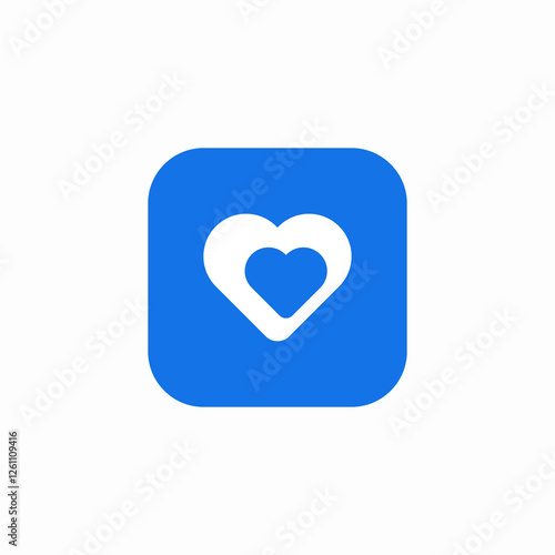 heart joy icon sign vector