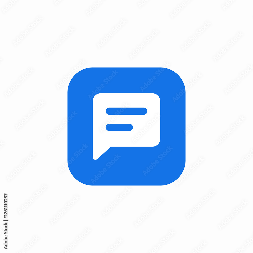message platform icon sign vector message platform icon sign vector