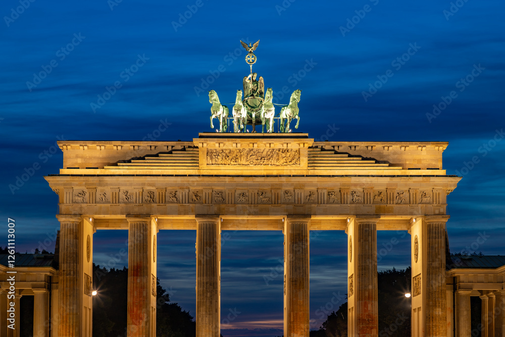 Brandenburg Gate at Sunset