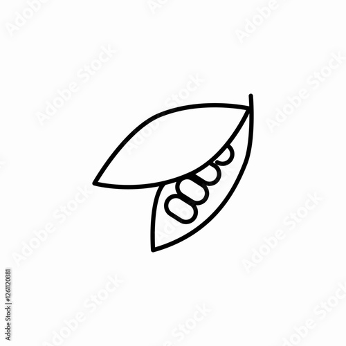 tree seed icon sign vector