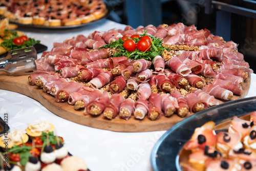 Gourmet charcuterie display...