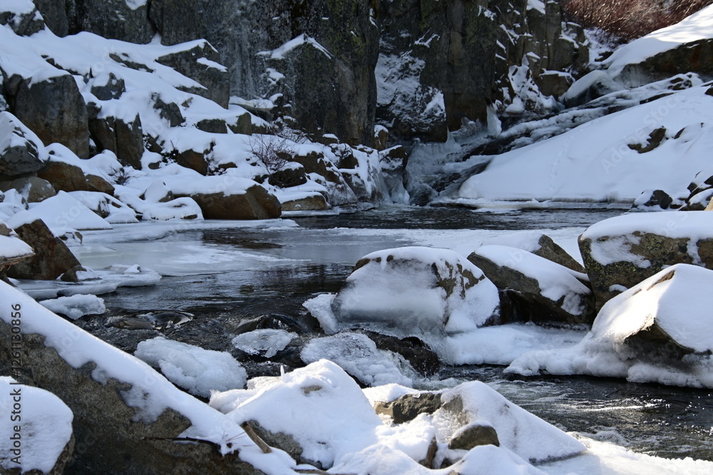 Beautiful winter wonderland at Eagle Falls Lake Tahoe Beautiful winter wonderland at Eagle Falls Lake Tahoe