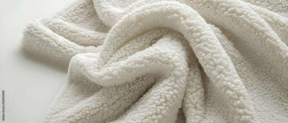 Soft cream fleece texture. Cozy textile Soft cream fleece texture. Cozy textile