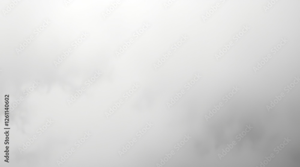 Fototapeta premium Ethereal atmosphere of cloudy sky and soft diffused light. The image evokes peacefulness and vastness.