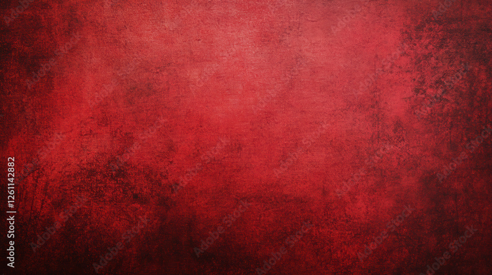 Bold Grunge Red Background with Distressed Textured Surface Bold Grunge Red Background with Distressed Textured Surface