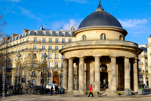 Paris, France, Europe. Entry to Parc Monceau photo