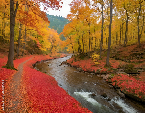 Autumn's Brushstroke Capturing Nature's Vibrant Landscapes for Timeless Beauty