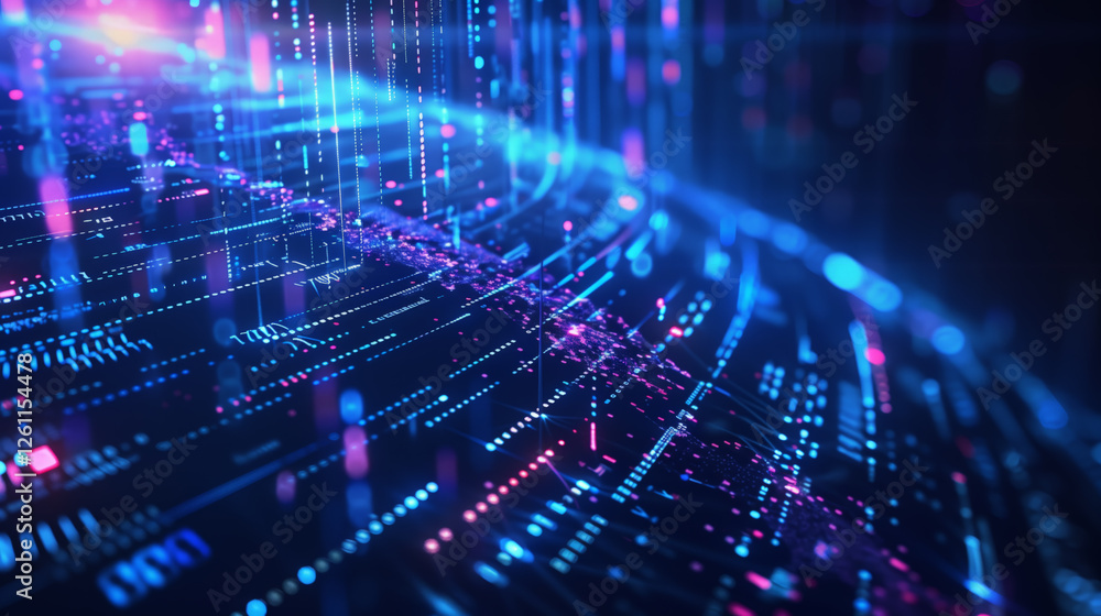 A conceptual background of artificial intelligence: a glowing digital neural pathways, floating in a dark, futuristic space. A conceptual background of artificial intelligence: a glowing digital neural pathways, floating in a dark, futuristic space.