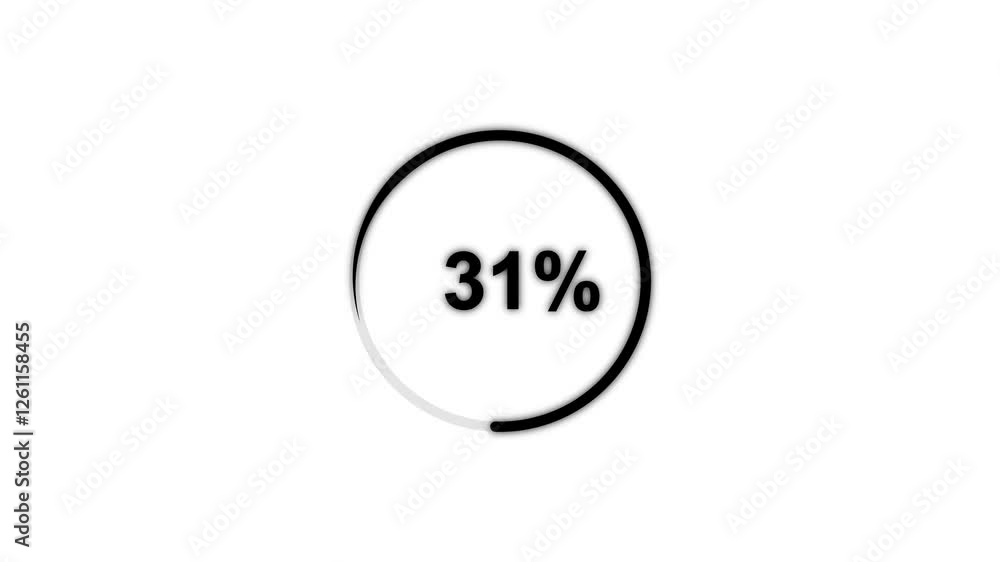 Progress bar indicator from 0 to 100 increasing percentage. Downloading Bar loading Screen. Loading Progress Bar icon. Progress bar indicator from 0 to 100 increasing percentage. Downloading Bar loading Screen. Loading Progress Bar icon.