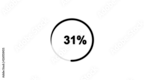 Wallpaper Mural Progress bar indicator from 0 to 100 increasing percentage. Downloading Bar loading Screen. Loading Progress Bar icon. Torontodigital.ca