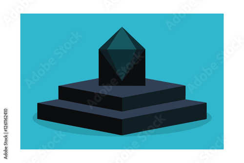 vector pyramid illustration