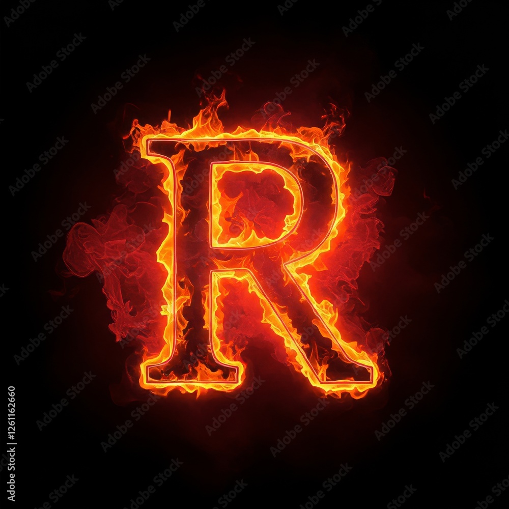 Fire alphabet Fire alphabet